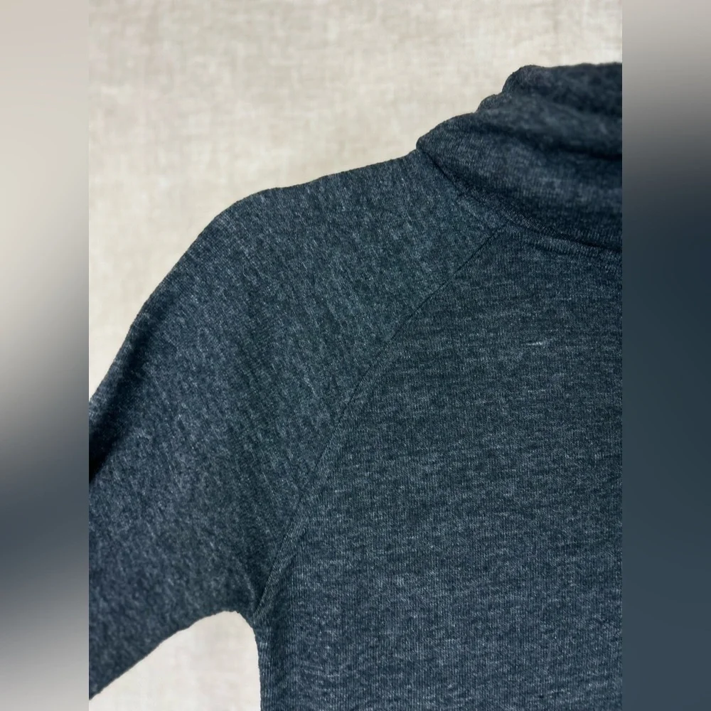 Prana merino blend sweatshirt dress charcoal grey size xs - Picture 15 of 15